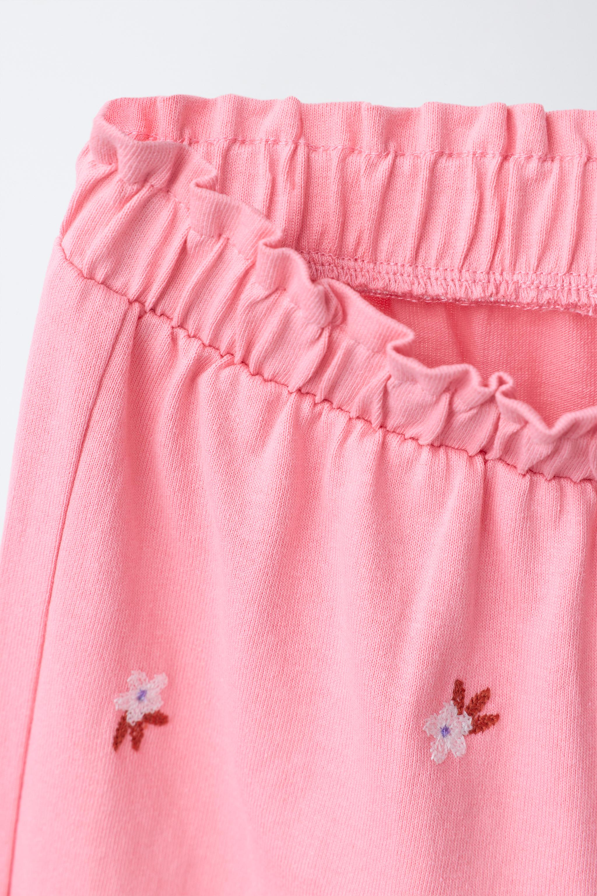 JUPE-CULOTTE À FLEURS BRODÉES